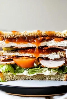 turkey club sandwich image 1