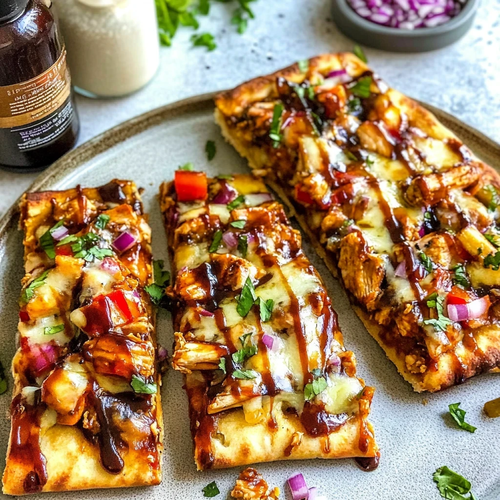 bbq chicken flatbread image 1