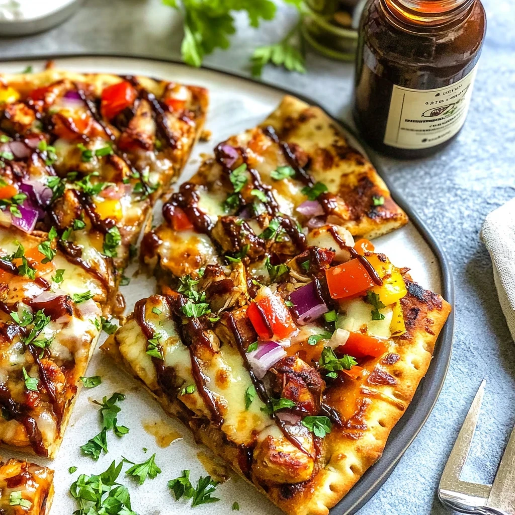 bbq chicken flatbread image 3