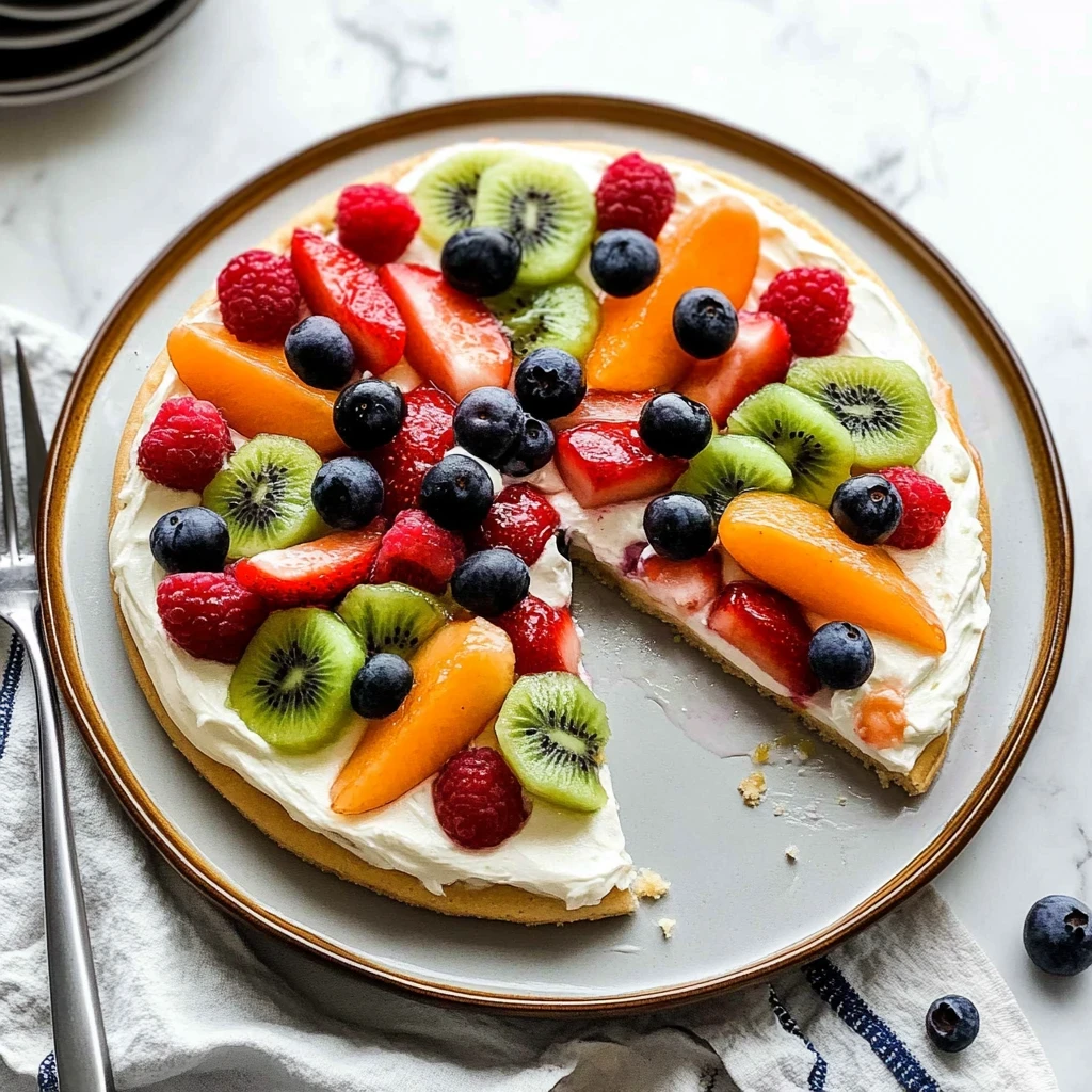 Fruit Pizza with Cream Cheese: A Sweet Delight 2 fruit pizza with cream cheese image 3